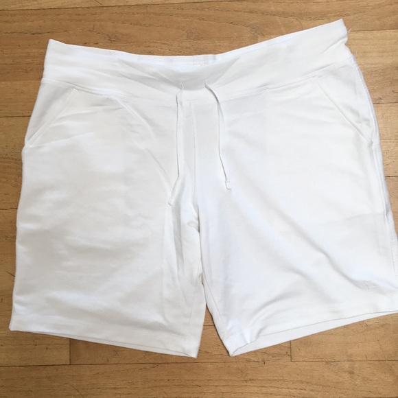 Danskin Now | Shorts | Danskin White Cotton Gym Active Shorts 6 18 New |  Poshmark